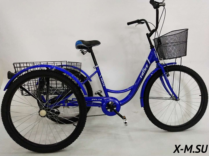 ВЕЛОСИПЕД 26" 3-Х КОЛЕСНЫЙ DELTA TRIKE (6 СКОРОСТЕЙ, КОРЗИНКА СПЕРЕДИ И СЗАДИ) ВЕЛОСИПЕД 26" 3-Х КОЛЕСНЫЙ DELTA TRIKE (6 СКОРОСТЕЙ, КОРЗИНКА СПЕРЕДИ И СЗАДИ)